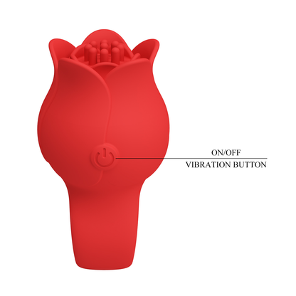 Pretty Love - Jae - Vinger Vibrator - Rood-Erotiekvoordeel.nl