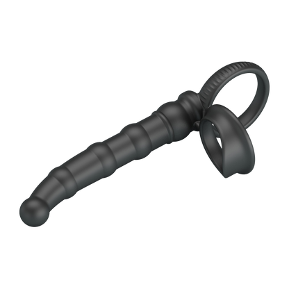 Pretty Love - Tatum - Anale Vibrator met Penisring - Zwart-Erotiekvoordeel.nl