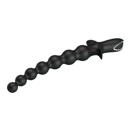 Pretty Love - Rigdon - Anale Kralen Vibrator - Zwart-Erotiekvoordeel.nl