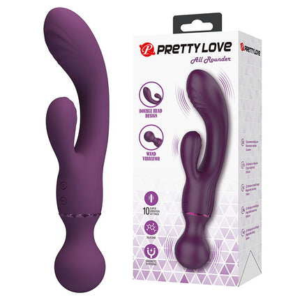 Pretty Love - Allrounder - Rabbit Vibrator - Paars-Erotiekvoordeel.nl