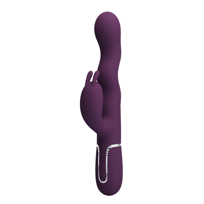 Pretty Love - Laurens - Rabbit Vibrator met Climax Button - Paars-Erotiekvoordeel.nl