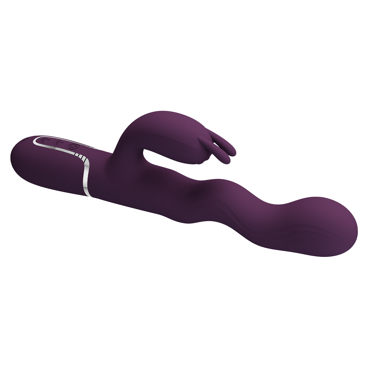 Pretty Love - Laurens - Rabbit Vibrator met Climax Button - Paars-Erotiekvoordeel.nl