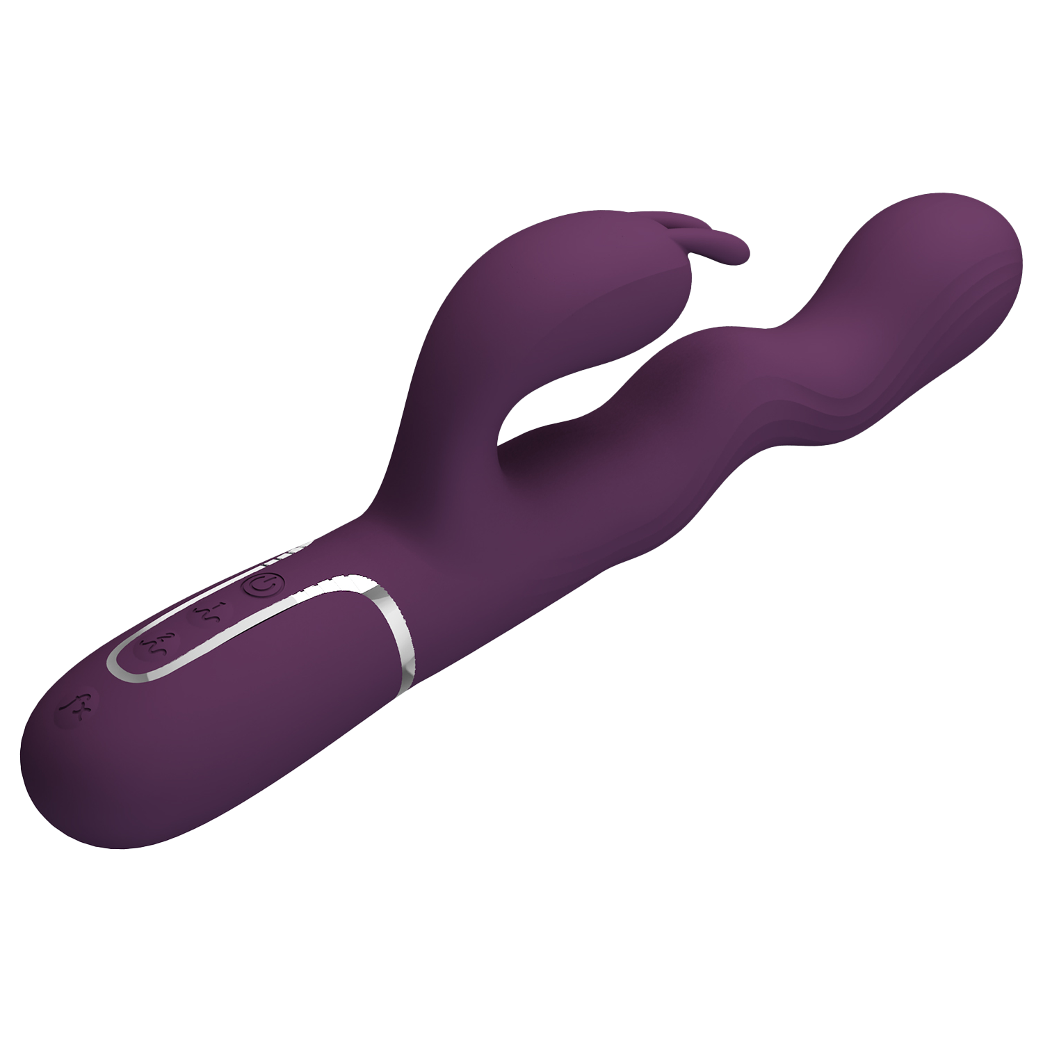 Pretty Love - Laurens - Rabbit Vibrator met Climax Button - Paars-Erotiekvoordeel.nl