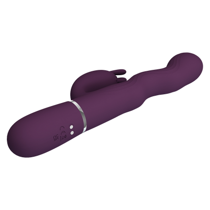Pretty Love - Laurens - Rabbit Vibrator met Climax Button - Paars-Erotiekvoordeel.nl