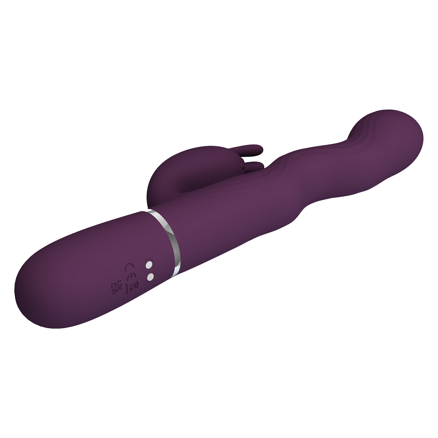 Pretty Love - Laurens - Rabbit Vibrator met Climax Button - Paars-Erotiekvoordeel.nl
