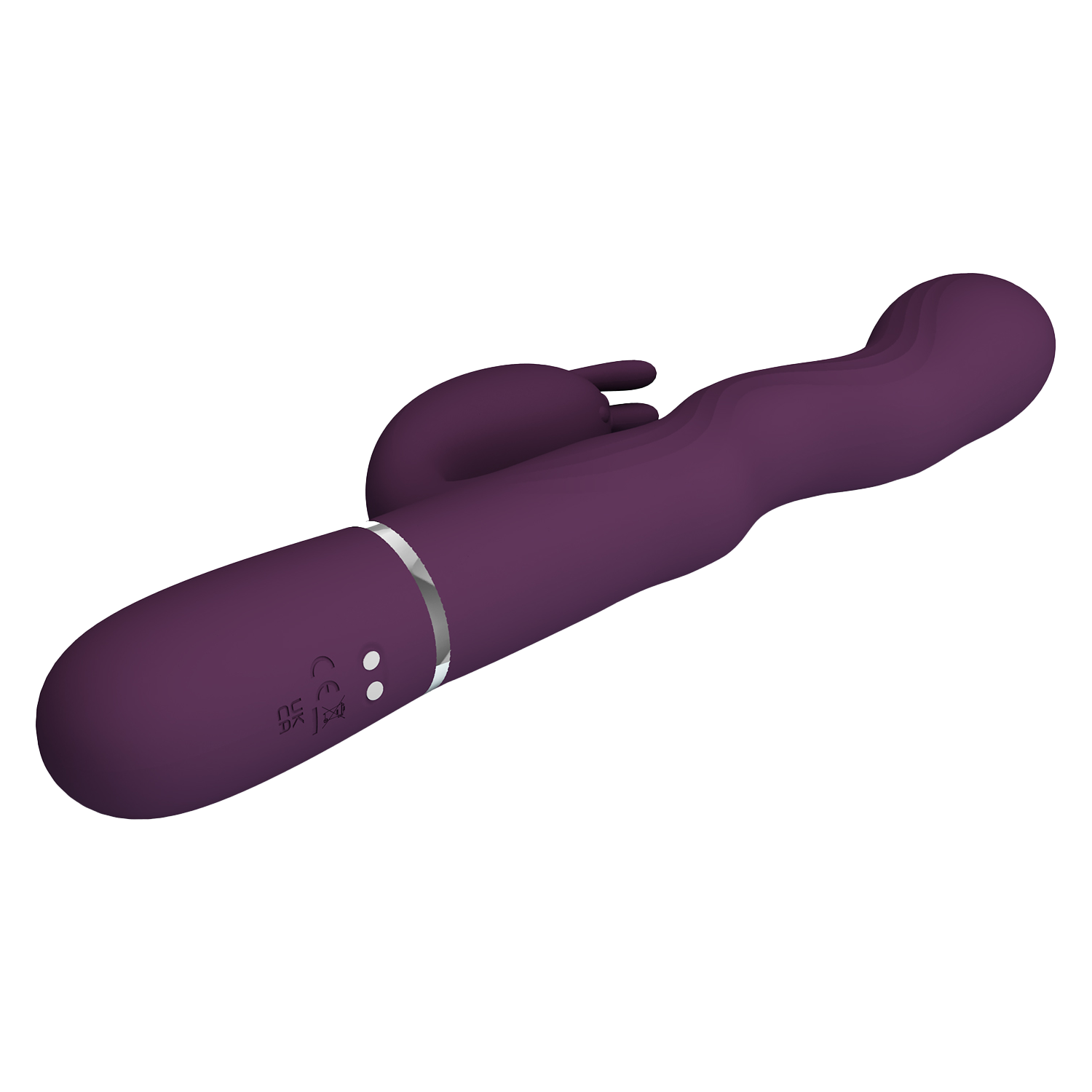 Pretty Love - Laurens - Rabbit Vibrator met Climax Button - Paars-Erotiekvoordeel.nl