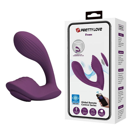 Pretty Love - Franz - Draagbare Vibrator - Panty Vibrator - Vibrerend Slipje - Paars-Erotiekvoordeel.nl