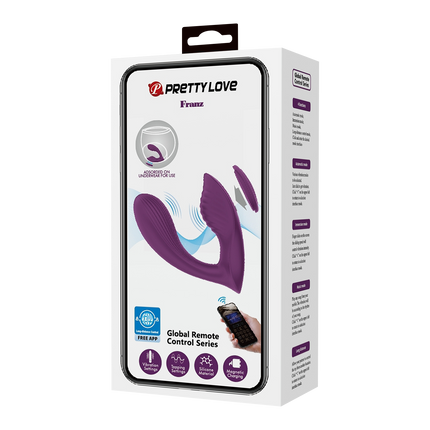 Pretty Love - Franz - Draagbare Vibrator - Panty Vibrator - Vibrerend Slipje - Paars-Erotiekvoordeel.nl