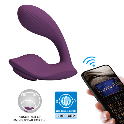 Pretty Love - Franz - Draagbare Vibrator - Panty Vibrator - Vibrerend Slipje - Paars-Erotiekvoordeel.nl