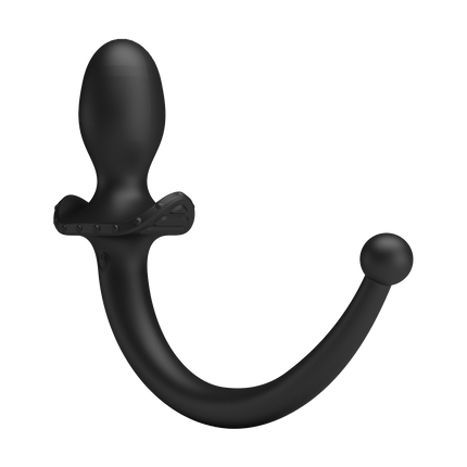 Mr. Play - Super Power - Vibrerende Hondenstaart Buttplug met Afstandsbediening - Zwart-Erotiekvoordeel.nl