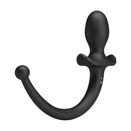 Mr. Play - Super Power - Vibrerende Hondenstaart Buttplug met Afstandsbediening - Zwart-Erotiekvoordeel.nl