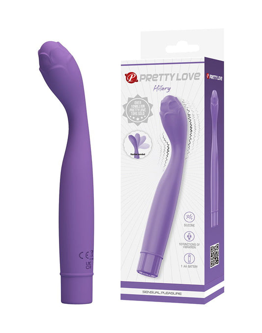 Pretty Love - Hilary - Buigzame G-spot Vibrator - Paars-Erotiekvoordeel.nl