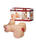 Crazy Bull - Emma - Masturbator met Borsten en Twee Ingangen - Lichte Huidskleur-Erotiekvoordeel.nl