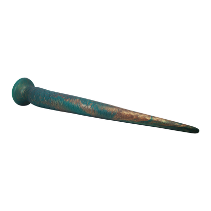 Power Monsters - Verdant Titan - Mythical Tail Dildo - Groen/Goud-Erotiekvoordeel.nl
