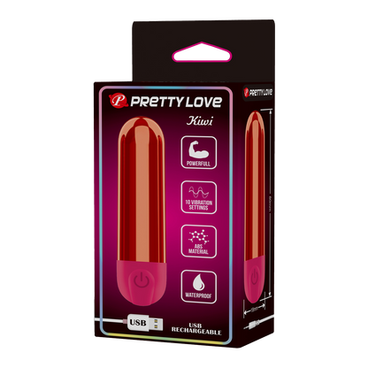 Pretty Love - Kiwi - Bullet Vibrator - Rood-Erotiekvoordeel.nl