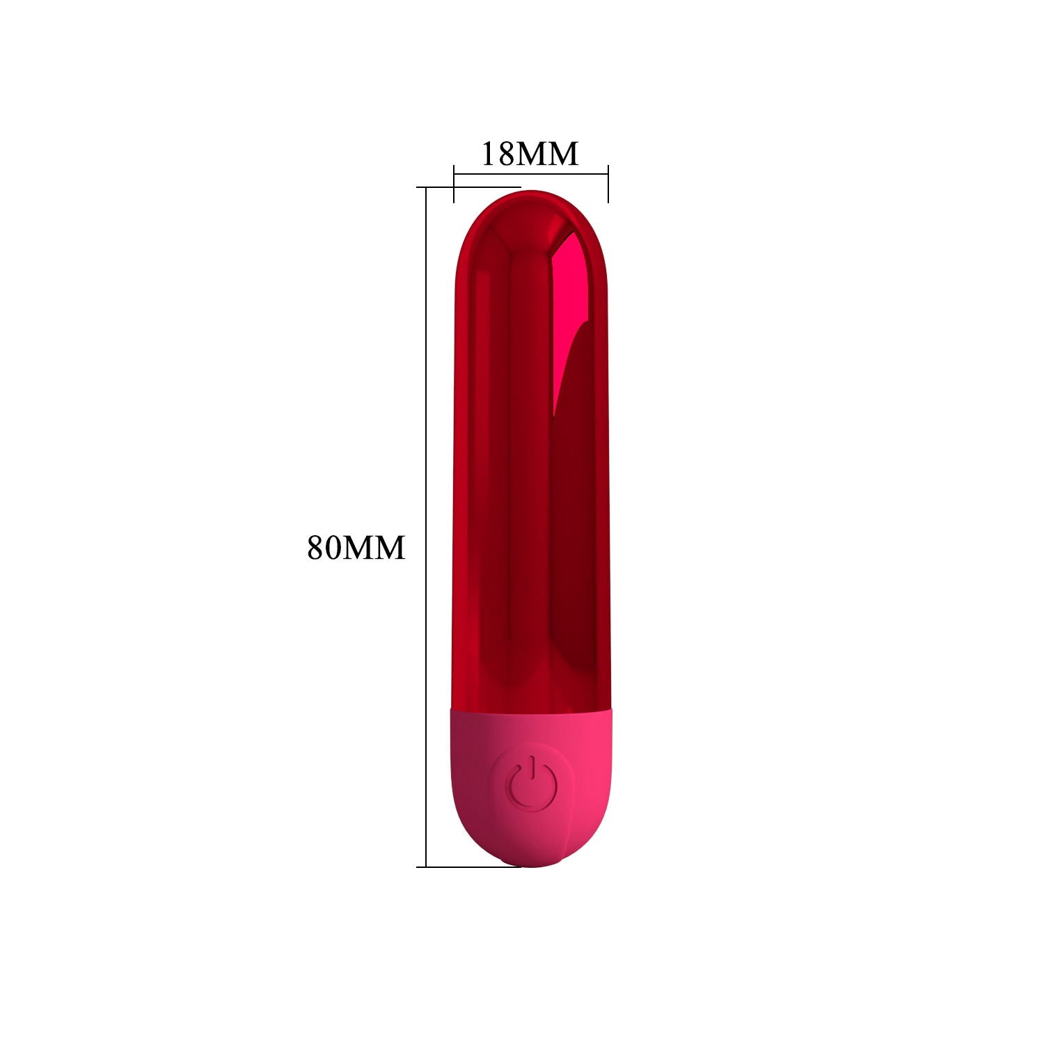 Pretty Love - Kiwi - Bullet Vibrator - Rood-Erotiekvoordeel.nl