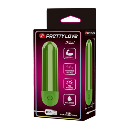 Pretty Love - Kiwi - Bullet Vibrator - Groen-Erotiekvoordeel.nl