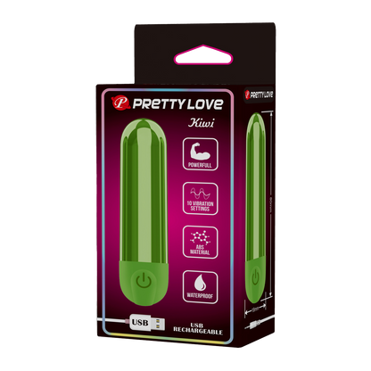 Pretty Love - Kiwi - Bullet Vibrator - Groen-Erotiekvoordeel.nl