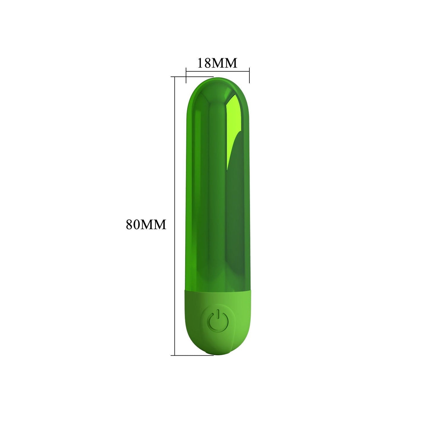 Pretty Love - Kiwi - Bullet Vibrator - Groen-Erotiekvoordeel.nl