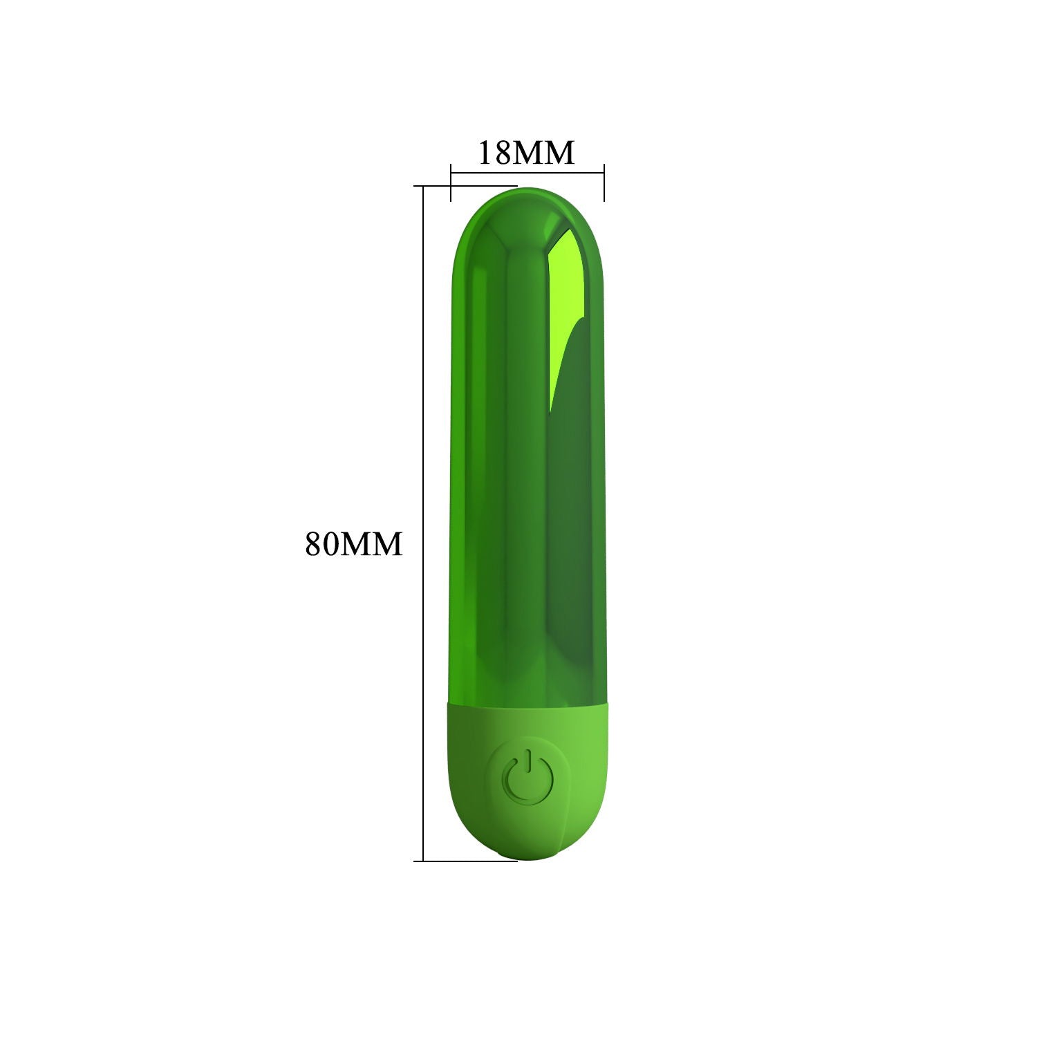 Pretty Love - Kiwi - Bullet Vibrator - Groen-Erotiekvoordeel.nl