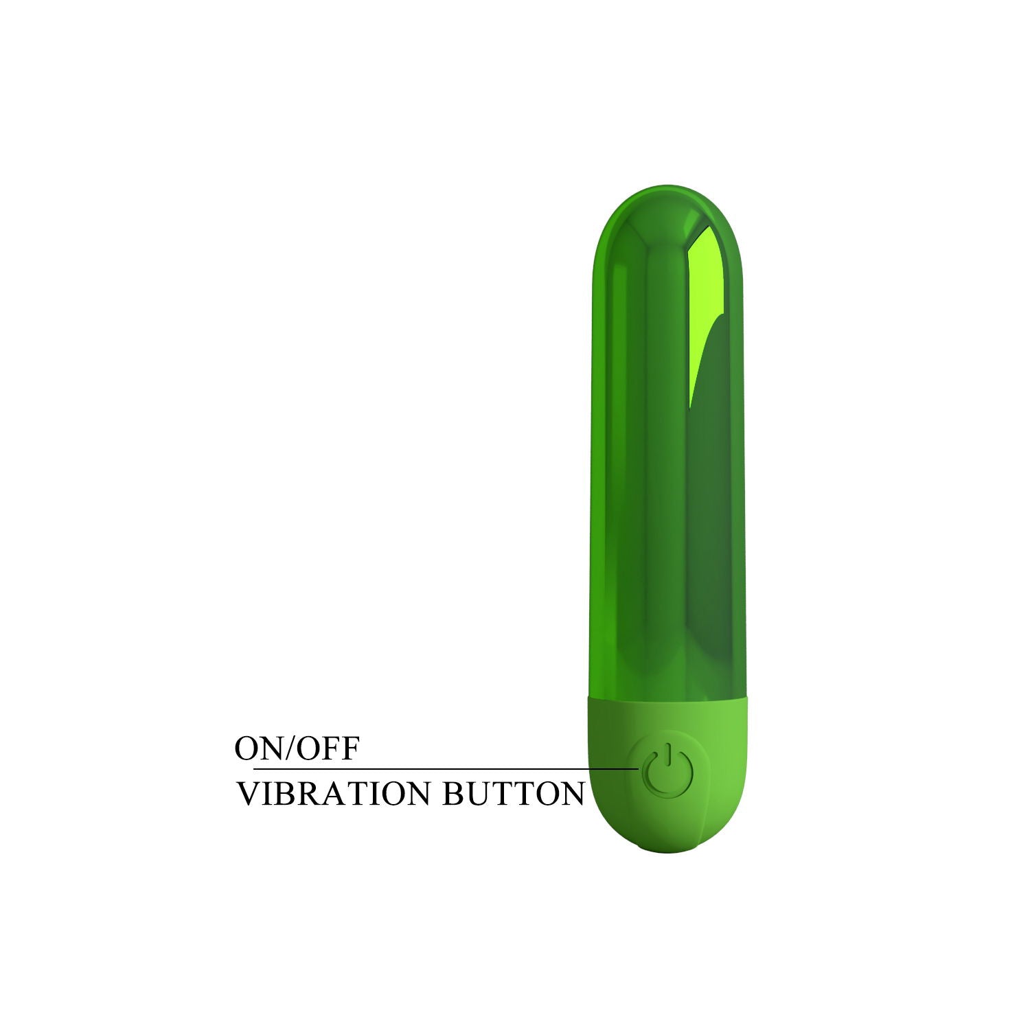 Pretty Love - Kiwi - Bullet Vibrator - Groen-Erotiekvoordeel.nl
