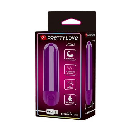 Pretty Love - Kiwi - Bullet Vibrator - Paars-Erotiekvoordeel.nl