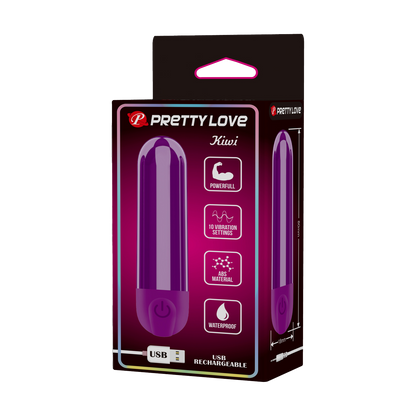 Pretty Love - Kiwi - Bullet Vibrator - Paars-Erotiekvoordeel.nl