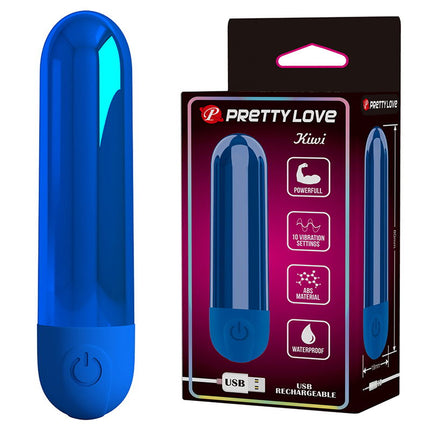 Pretty Love - Kiwi - Bullet Vibrator - Blauw-Erotiekvoordeel.nl