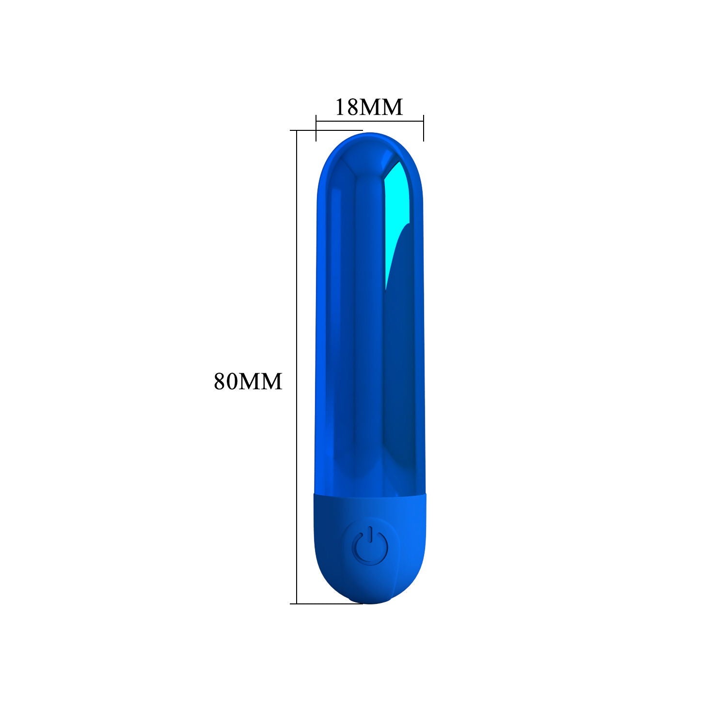 Pretty Love - Kiwi - Bullet Vibrator - Blauw-Erotiekvoordeel.nl