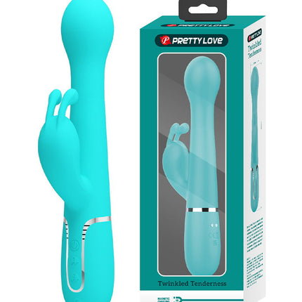 Pretty Love - Dejon - Rabbit Vibrator - Turquoise-Erotiekvoordeel.nl