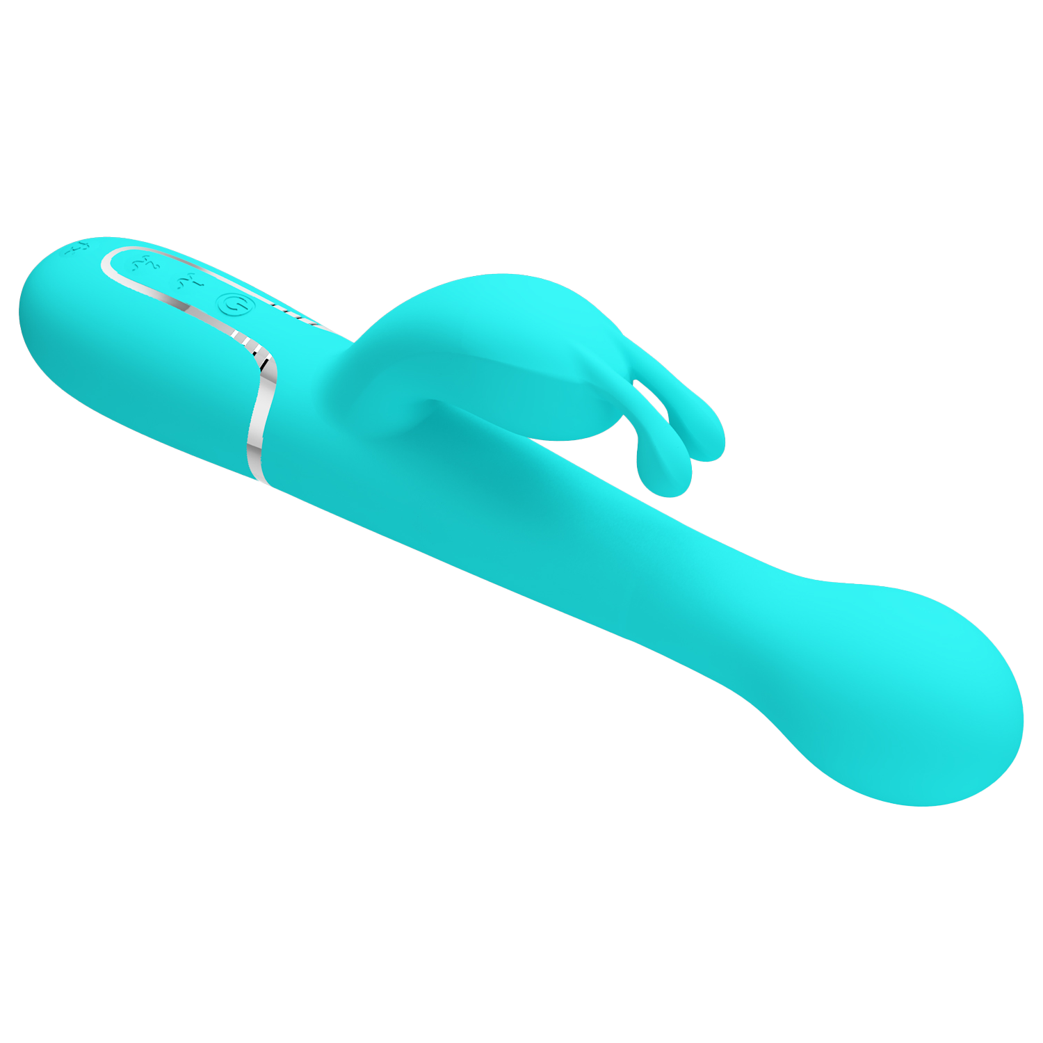 Pretty Love - Dejon - Rabbit Vibrator - Turquoise-Erotiekvoordeel.nl