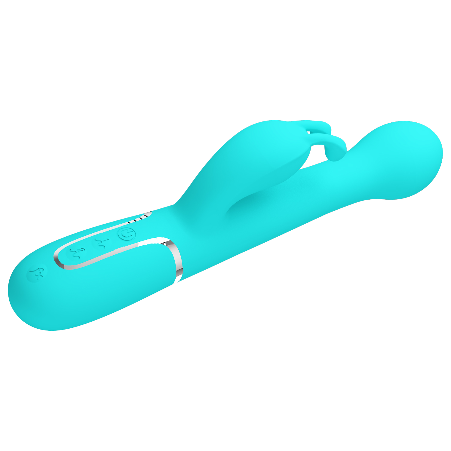 Pretty Love - Dejon - Rabbit Vibrator - Turquoise-Erotiekvoordeel.nl