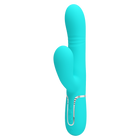 Pretty Love - Maviana - Rabbit Vibrator - Turquoise-Erotiekvoordeel.nl