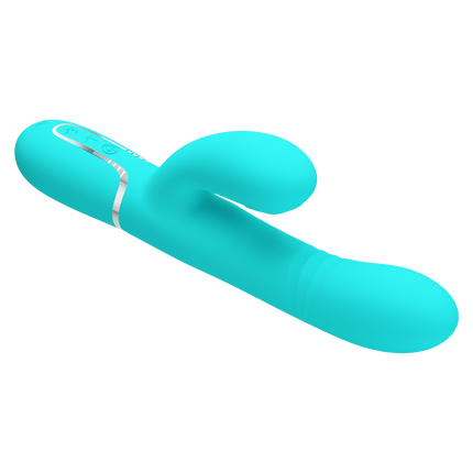 Pretty Love - Maviana - Rabbit Vibrator - Turquoise-Erotiekvoordeel.nl