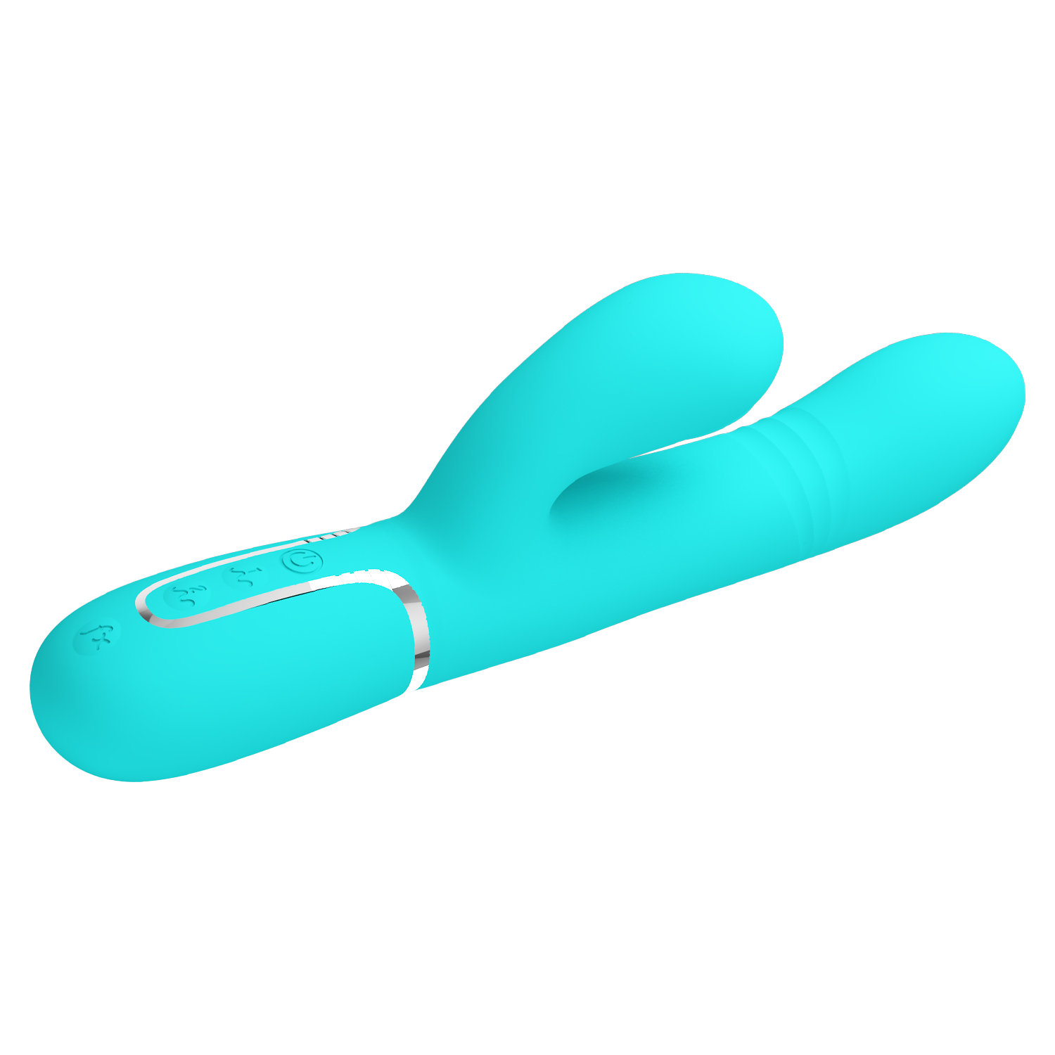Pretty Love - Maviana - Rabbit Vibrator - Turquoise-Erotiekvoordeel.nl