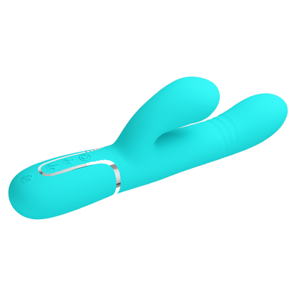 Pretty Love - Maviana - Rabbit Vibrator - Turquoise-Erotiekvoordeel.nl