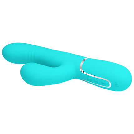 Pretty Love - Maviana - Rabbit Vibrator - Turquoise-Erotiekvoordeel.nl