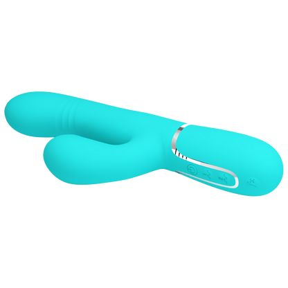 Pretty Love - Maviana - Rabbit Vibrator - Turquoise-Erotiekvoordeel.nl