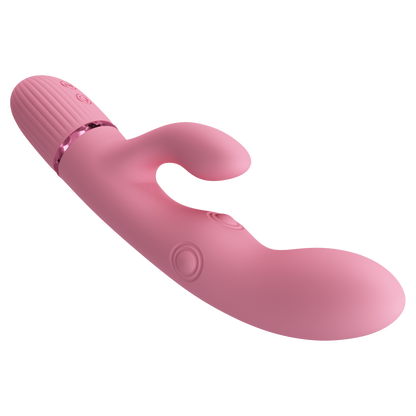Pretty Love - Zach - Rabbit Vibrator met Vierzijdige Klopfunctie - Roze-Erotiekvoordeel.nl