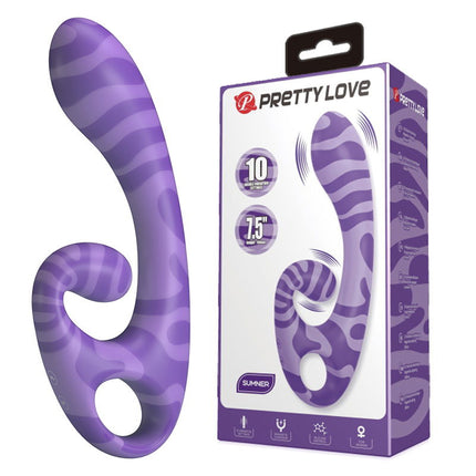 Pretty Love - Summer - Rabbit Vibrator - Paars/Lila-Erotiekvoordeel.nl