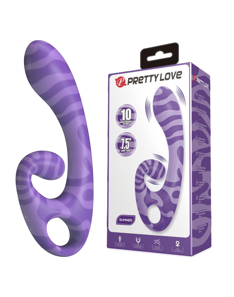 Pretty Love - Summer - Rabbit Vibrator - Paars/Lila-Erotiekvoordeel.nl