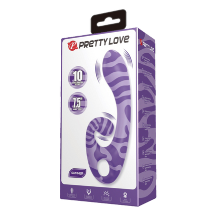 Pretty Love - Summer - Rabbit Vibrator - Paars/Lila-Erotiekvoordeel.nl
