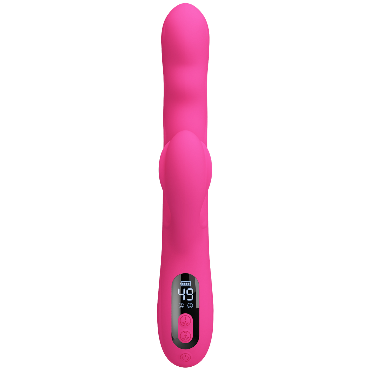 Pretty Love - Winters - Rabbit Vibrator met Golf Beweging en LED Display - Roze-Erotiekvoordeel.nl