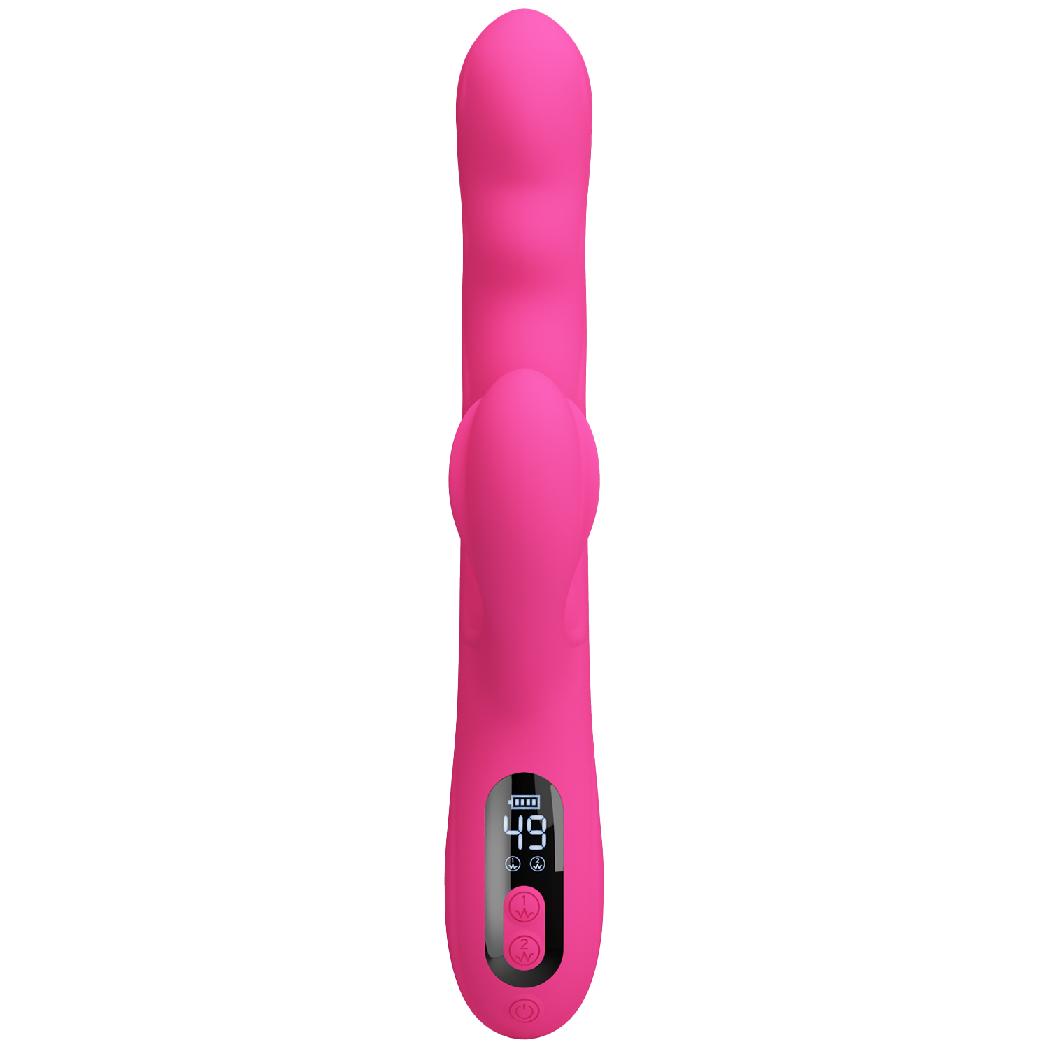 Pretty Love - Winters - Rabbit Vibrator met Golf Beweging en LED Display - Roze-Erotiekvoordeel.nl