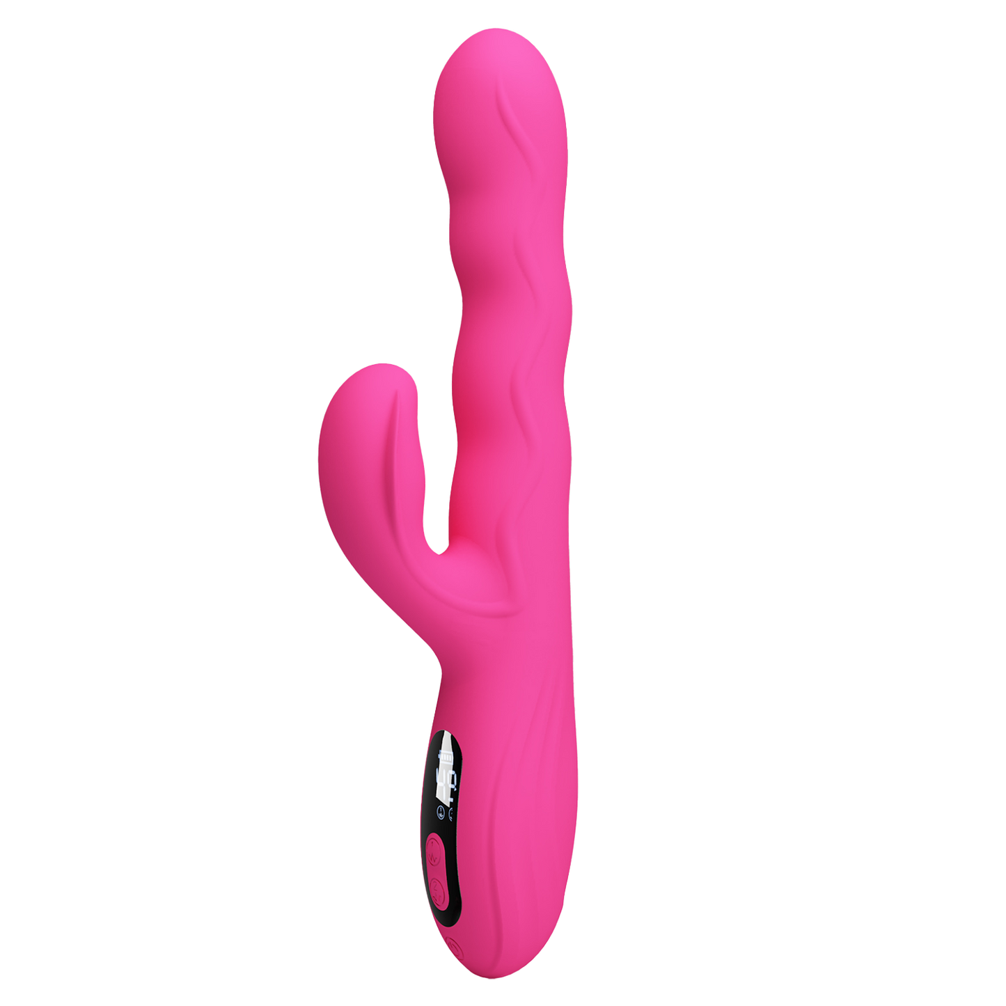 Pretty Love - Winters - Rabbit Vibrator met Golf Beweging en LED Display - Roze-Erotiekvoordeel.nl