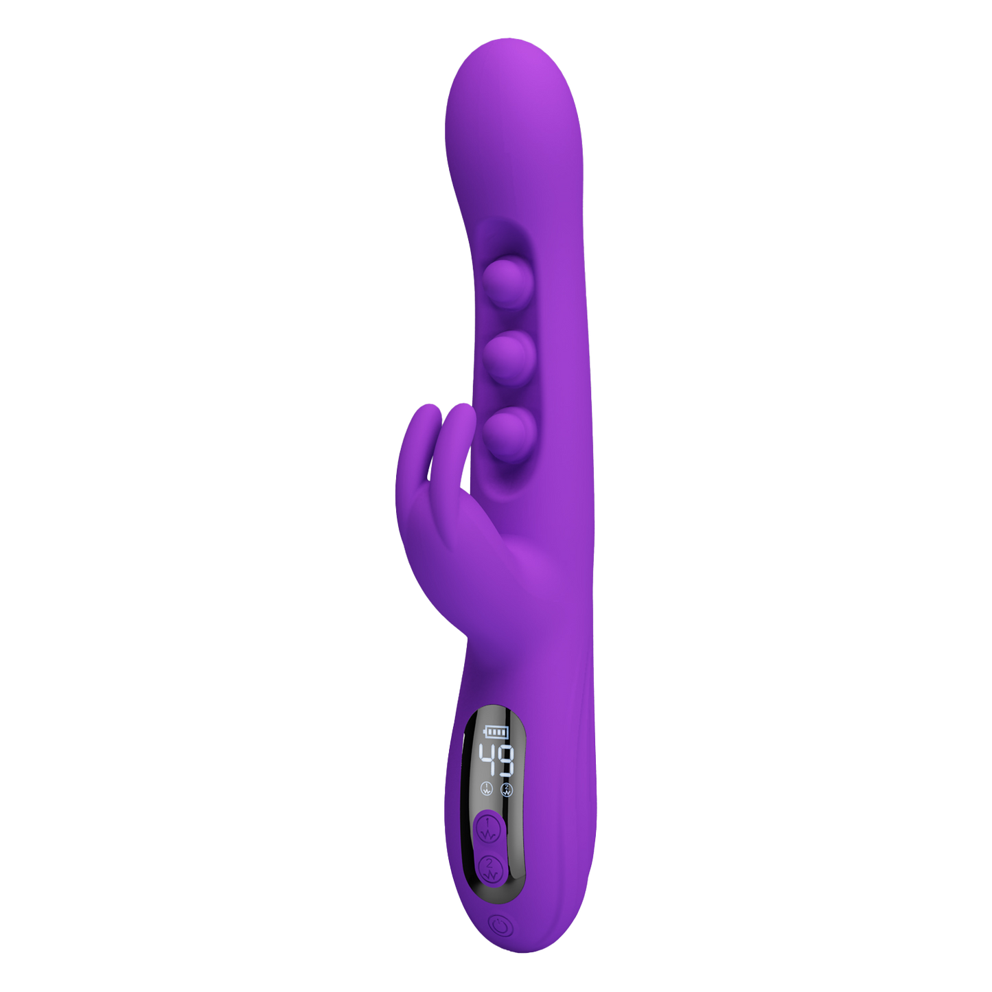 Pretty Love - Sabien - Rabbit Vibrator met LED Display - Paars-Erotiekvoordeel.nl