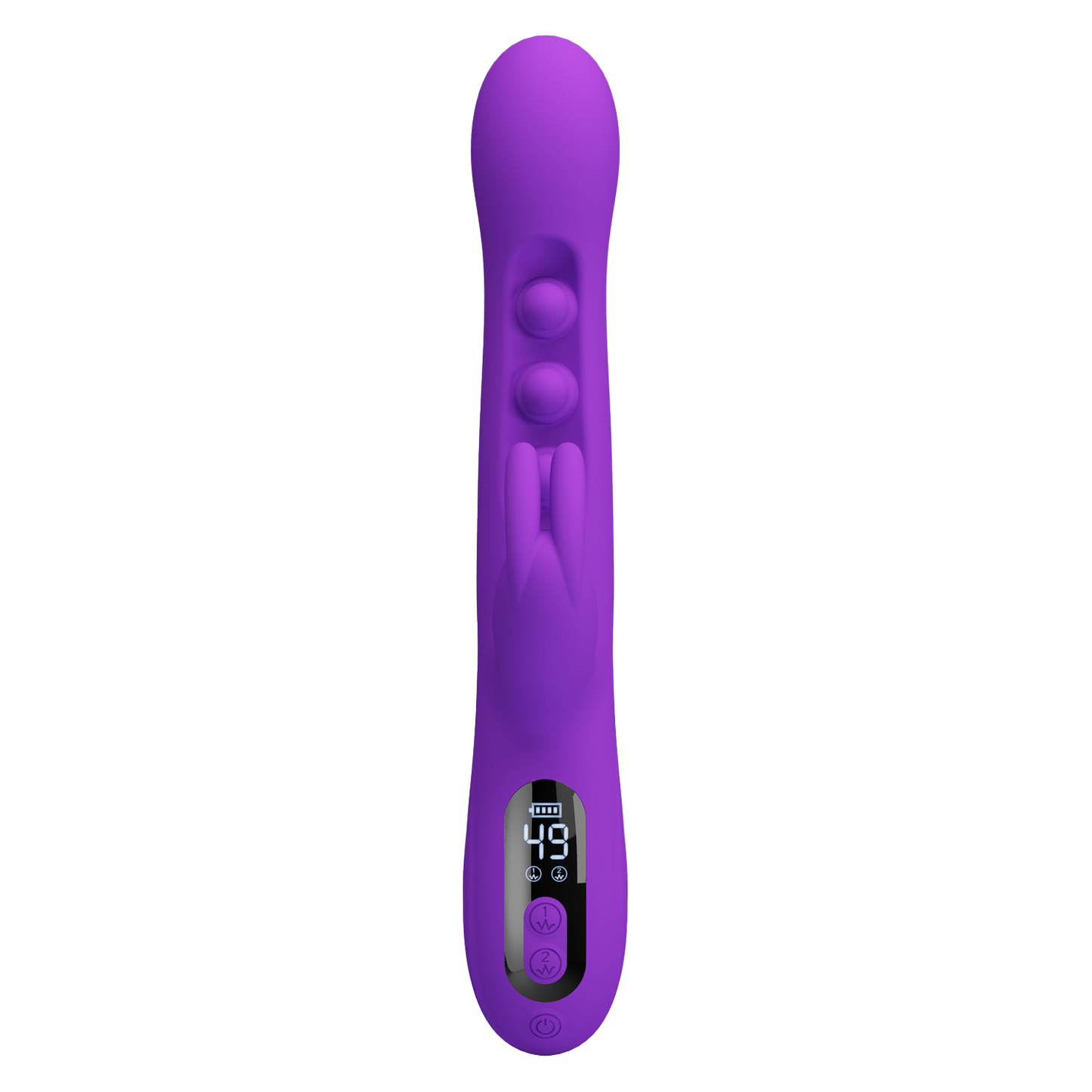 Pretty Love - Sabien - Rabbit Vibrator met LED Display - Paars-Erotiekvoordeel.nl