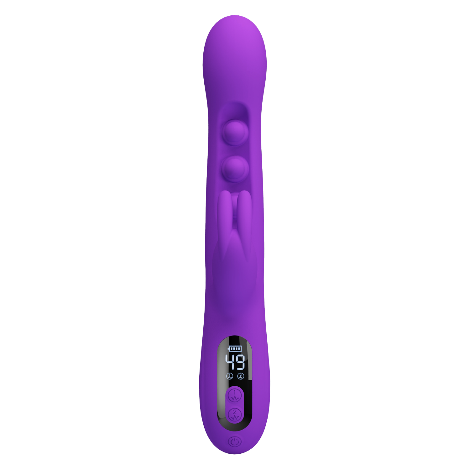 Pretty Love - Sabien - Rabbit Vibrator met LED Display - Paars-Erotiekvoordeel.nl