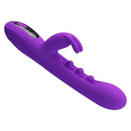 Pretty Love - Sabien - Rabbit Vibrator met LED Display - Paars-Erotiekvoordeel.nl