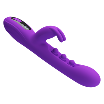 Pretty Love - Sabien - Rabbit Vibrator met LED Display - Paars-Erotiekvoordeel.nl